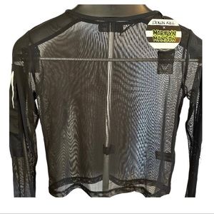 🔵 Dolls Kill Marilyn Manson Top NWT